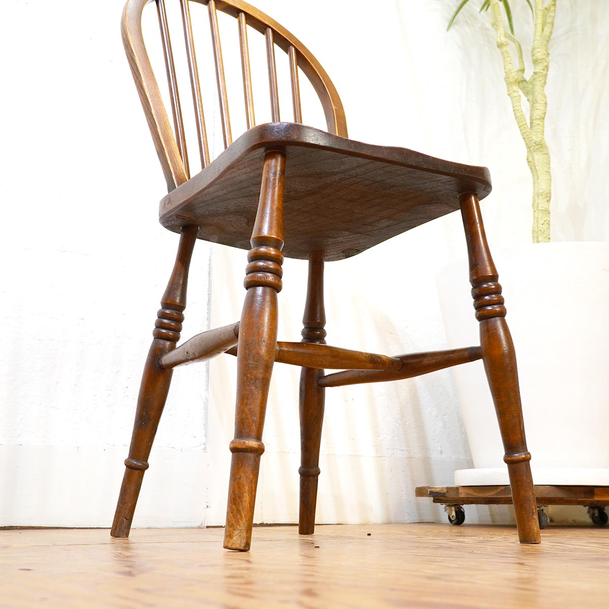 英国アンティーク フープバックチェア ダイニングチェア 英国家具 クラシカル 【1】 中古