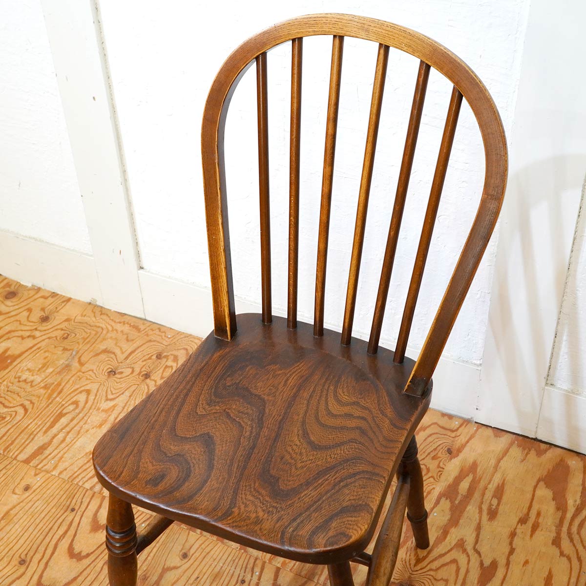 英国アンティーク フープバックチェア ダイニングチェア 英国家具 クラシカル 【1】 中古