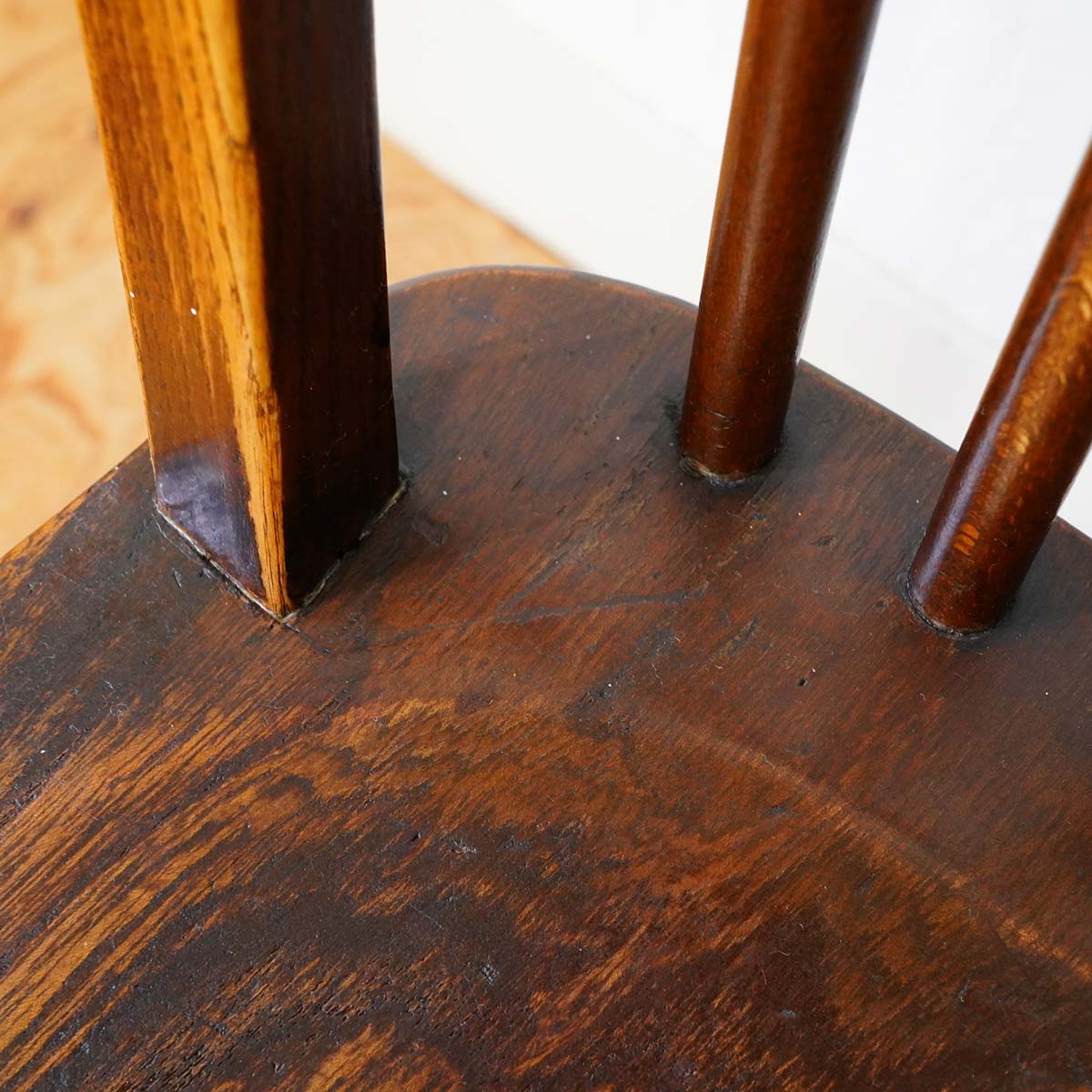 英国アンティーク フープバックチェア ダイニングチェア 英国家具 クラシカル 【1】 中古