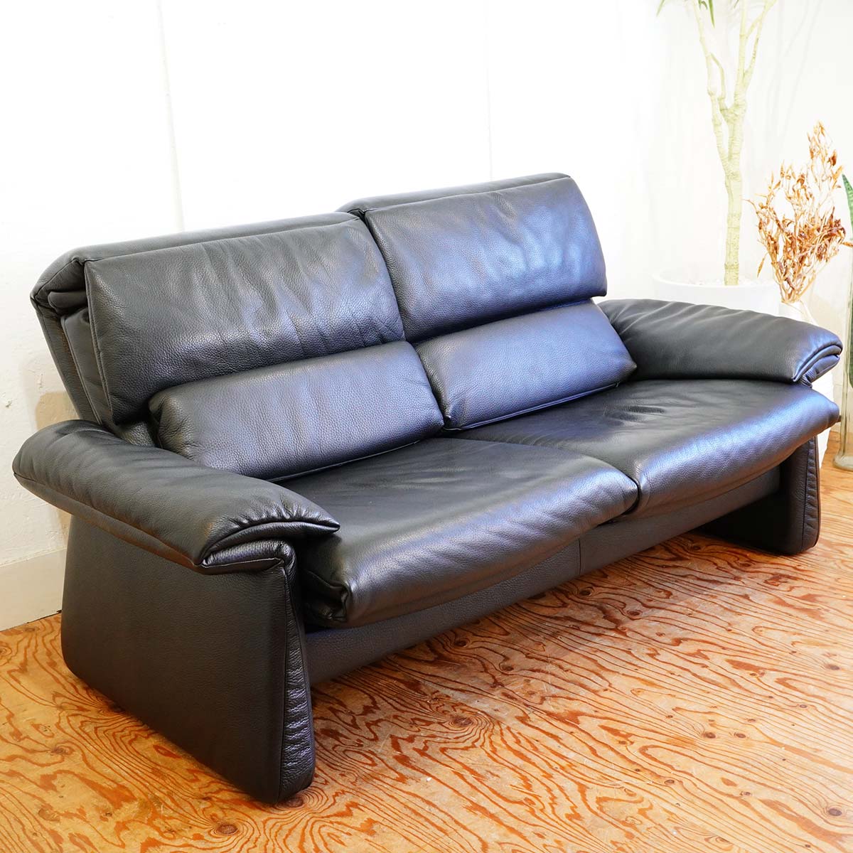 エルポ / erpo ルガノ / LUGANO リクライニングソファ 2人掛け フランスベッド 中古