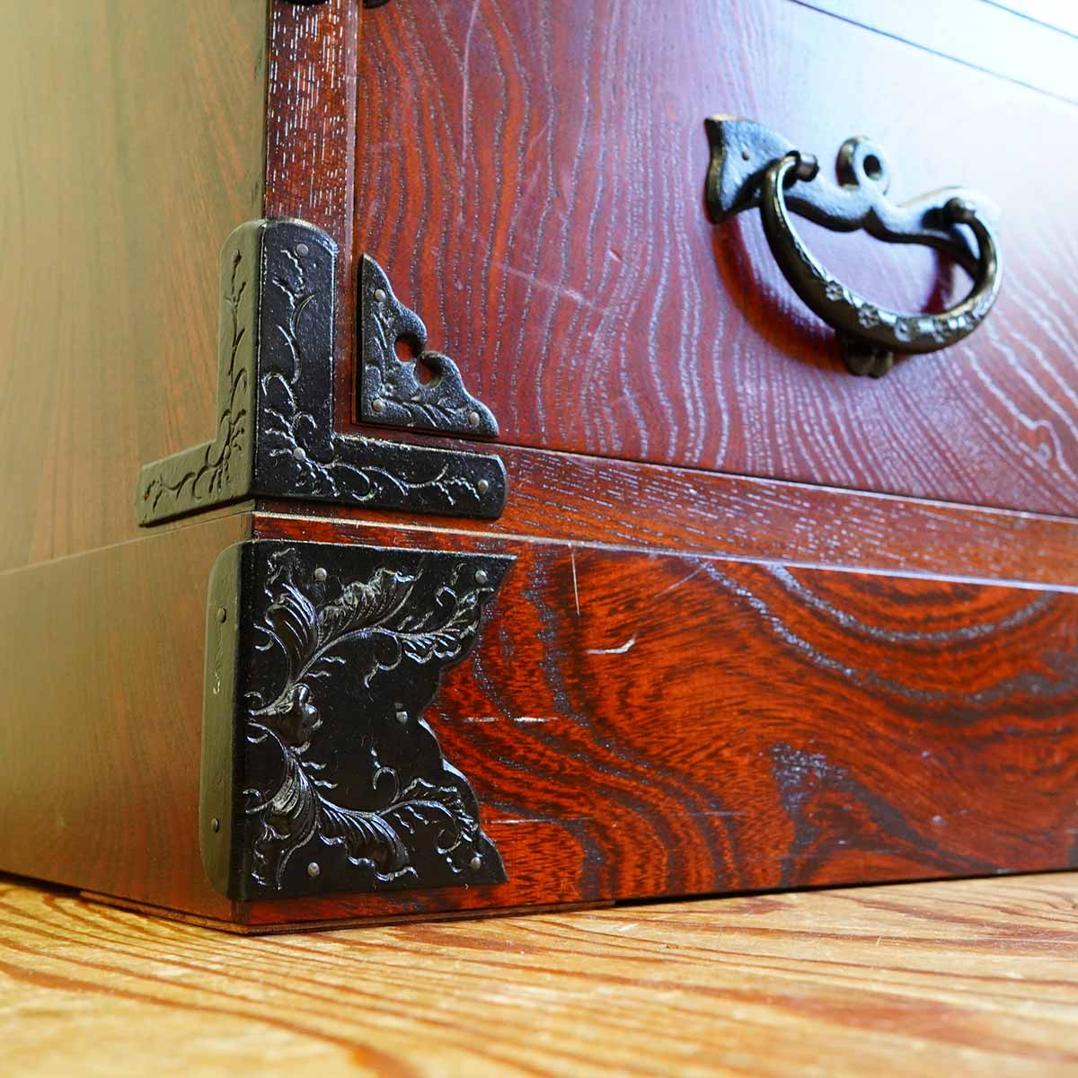 岩谷堂箪笥 整理箪笥 タンス 四尺丸清水型 和家具 たんす 中古