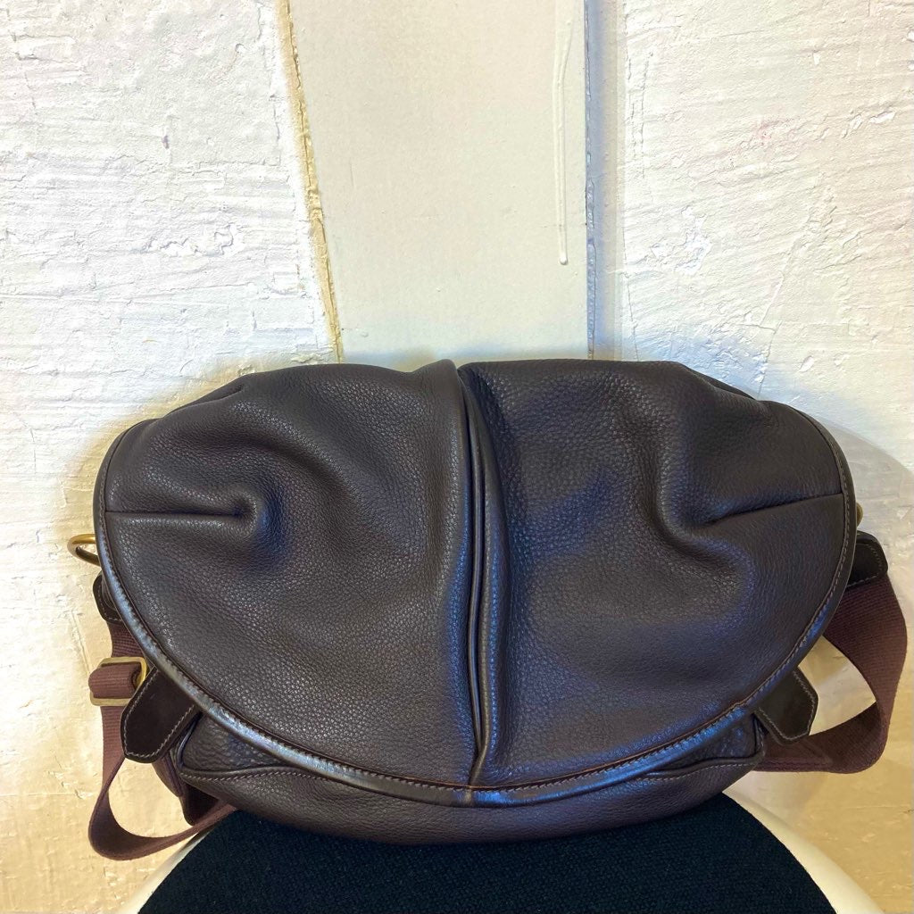 ポキット / pokit カプセルコレクション ショルダーバッグ レザー ダークブラウン 中古