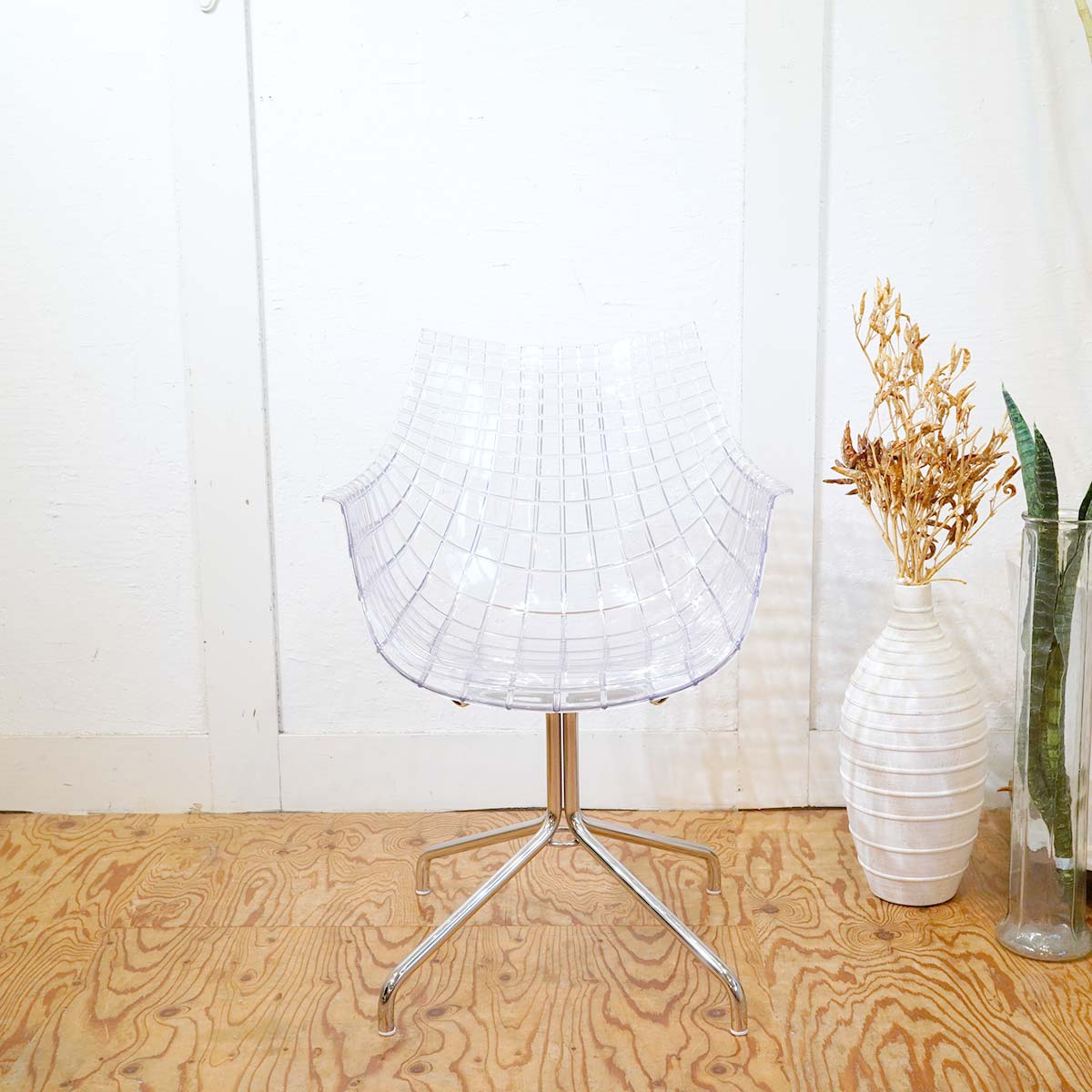 ドリアデ /  Driade メリディアナ / MERIDIANA チェア クリア デザイナーズチェア【1】 展示品 中古