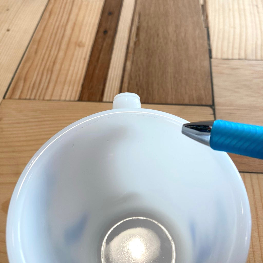 ファイヤーキング / Fire-King チャイルドプレーヤーマグ ブルー Dハンドル ヴィンテージ