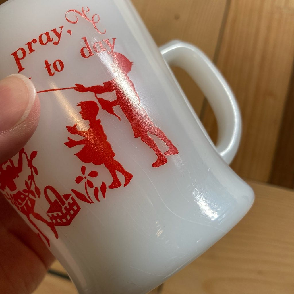 ファイヤーキング / Fire-King プレーヤーマグ Dハンドル ヴィンテージ