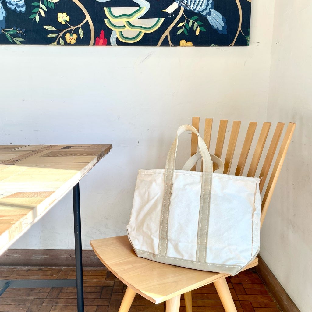 LLビーン / L.L.Bean トートバッグ / boat and tote 80s ヴィンテージ ホワイト ベージュ ビーントート