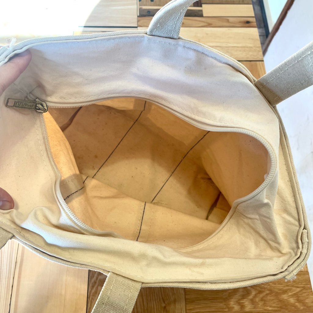 LLビーン / L.L.Bean トートバッグ / boat and tote 80s ヴィンテージ ホワイト ベージュ ビーントート