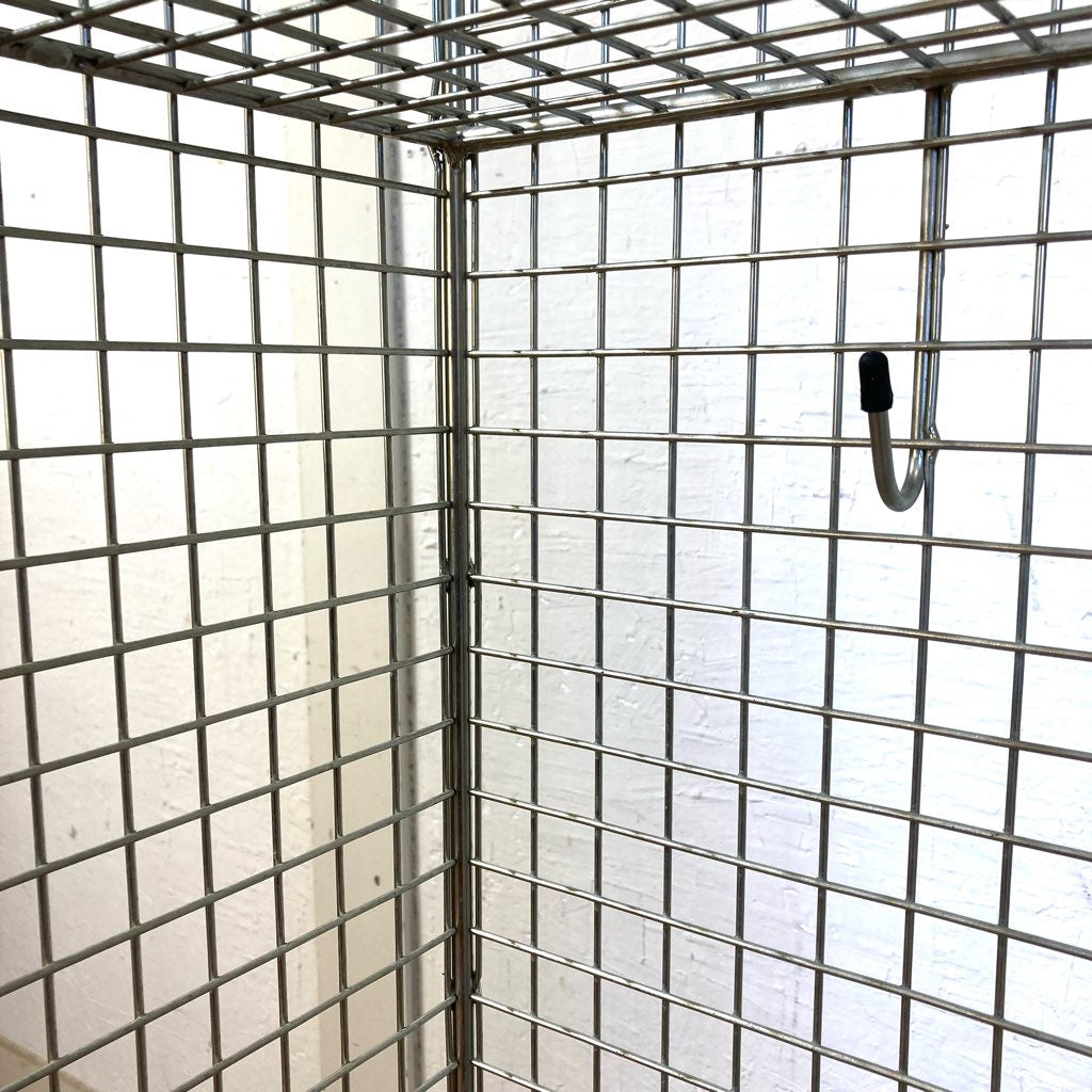 ワイヤーロッカー 1列2段 インダストリアル イギリスヴィンテージ