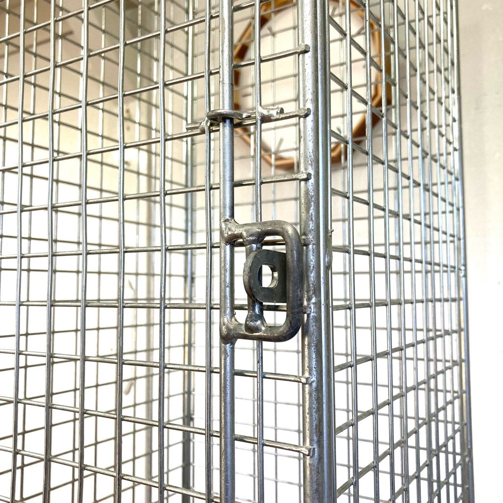 ワイヤーロッカー 1列2段 インダストリアル イギリスヴィンテージ