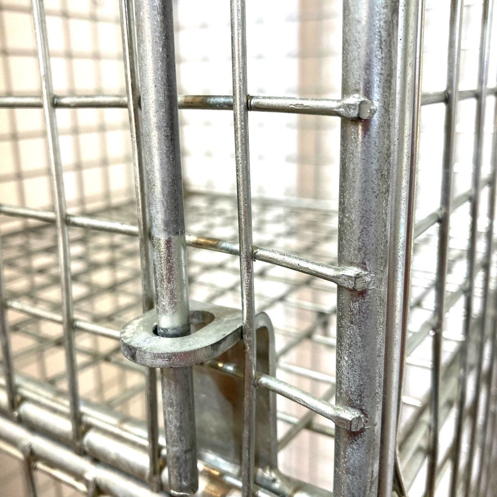 ワイヤーロッカー 1列2段 インダストリアル イギリスヴィンテージ