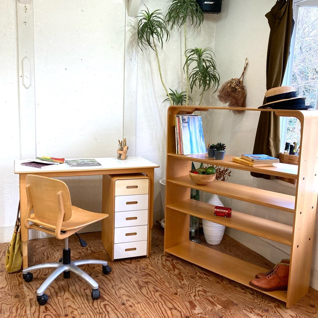 アクタス / ACTUS KIDS SAUTO ソウト デスク ワゴン チェア 3点セット 勉強机 展示品