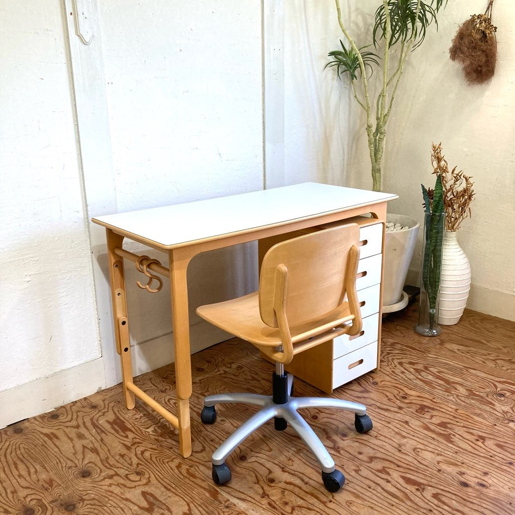 アクタス / ACTUS KIDS SAUTO ソウト デスク ワゴン チェア 3点セット 勉強机 展示品