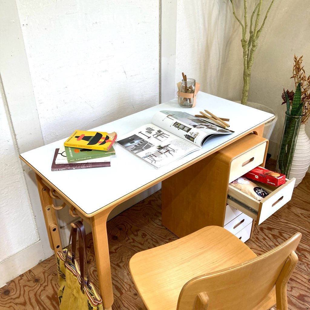 アクタス / ACTUS KIDS SAUTO ソウト デスク ワゴン チェア 3点セット 勉強机 展示品