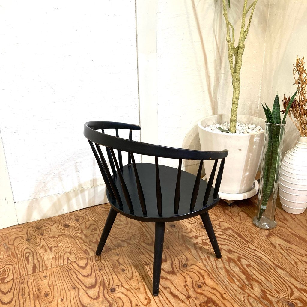 アームチェア スポークチェア ブラック ヴィンテージ