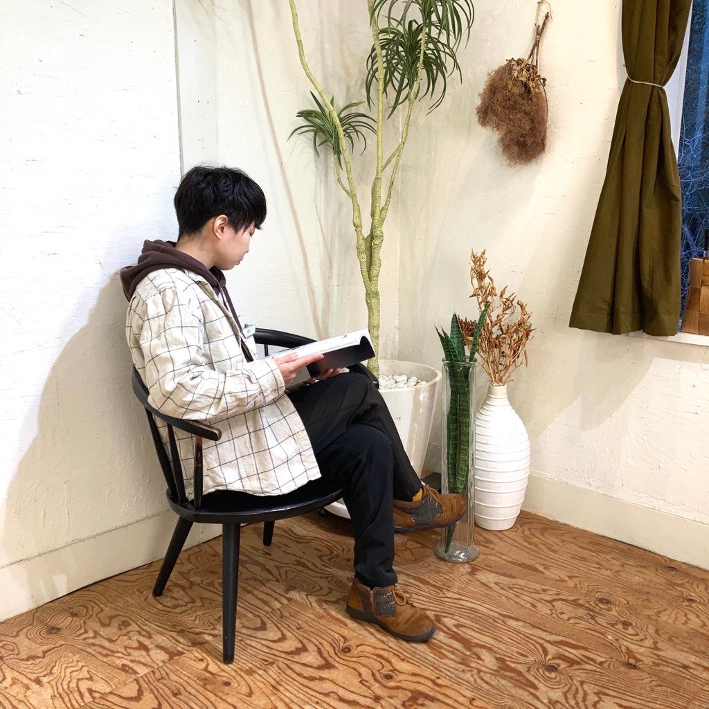 アームチェア スポークチェア ブラック ヴィンテージ