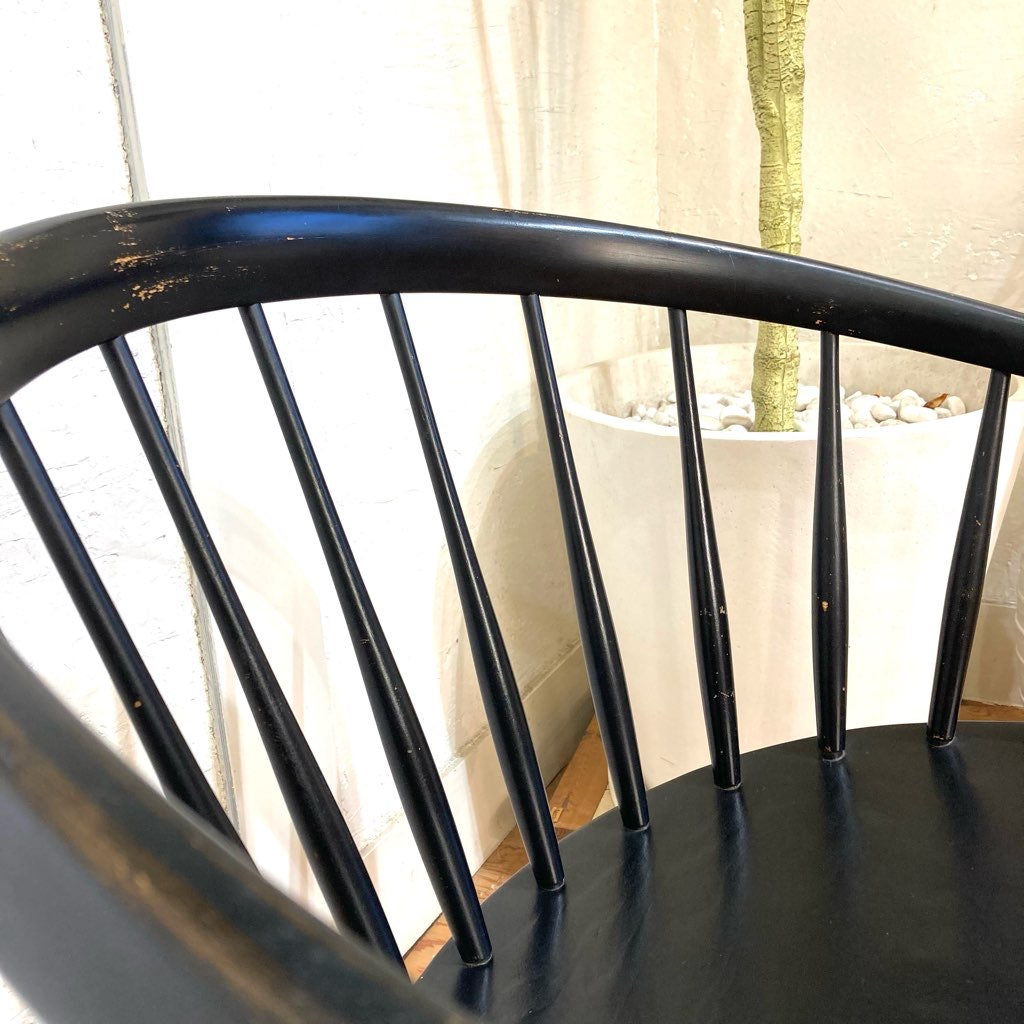 アームチェア スポークチェア ブラック ヴィンテージ