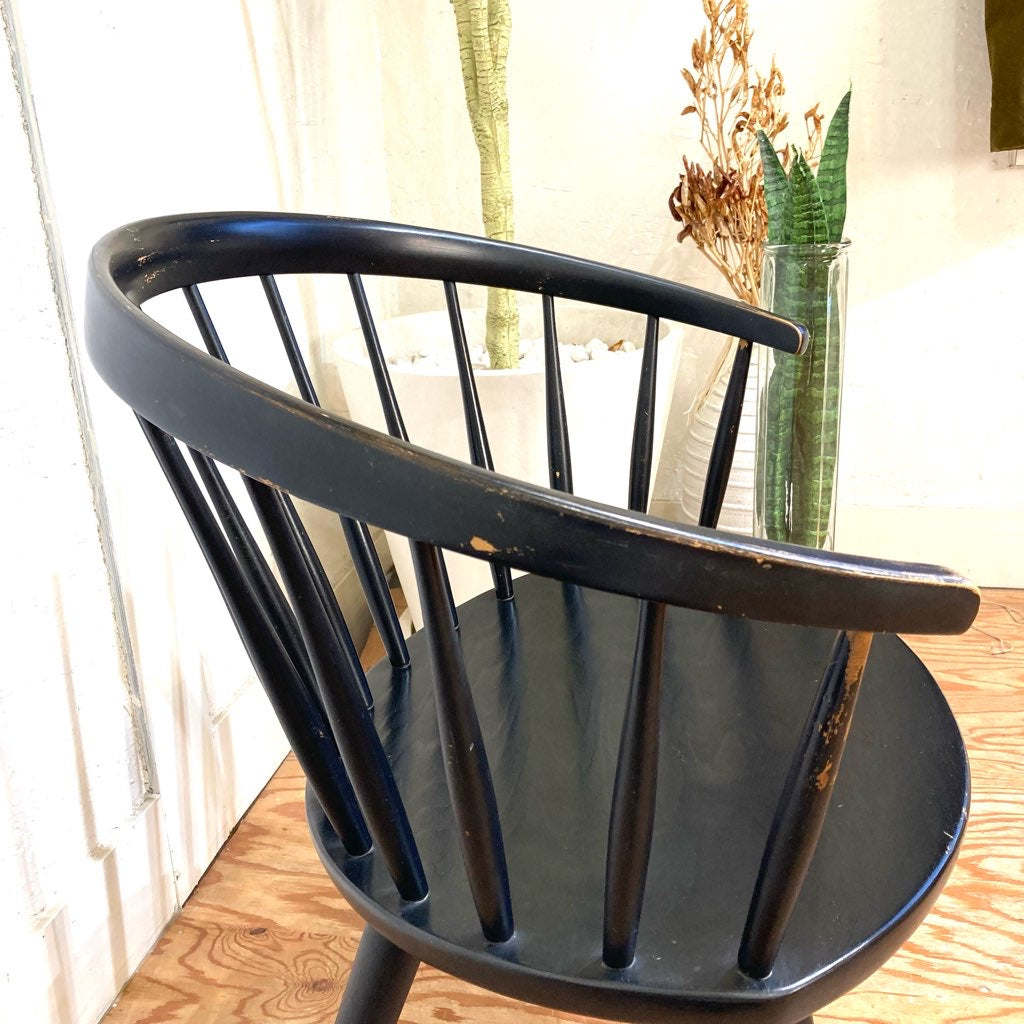 アームチェア スポークチェア ブラック ヴィンテージ