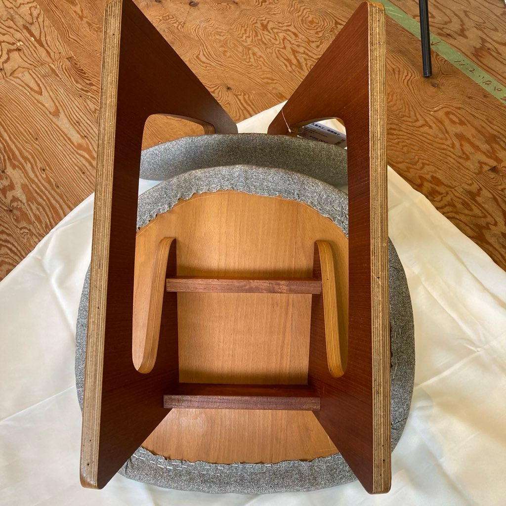 天童木工 / Tendo 低座イス チーク材 長大作 中古