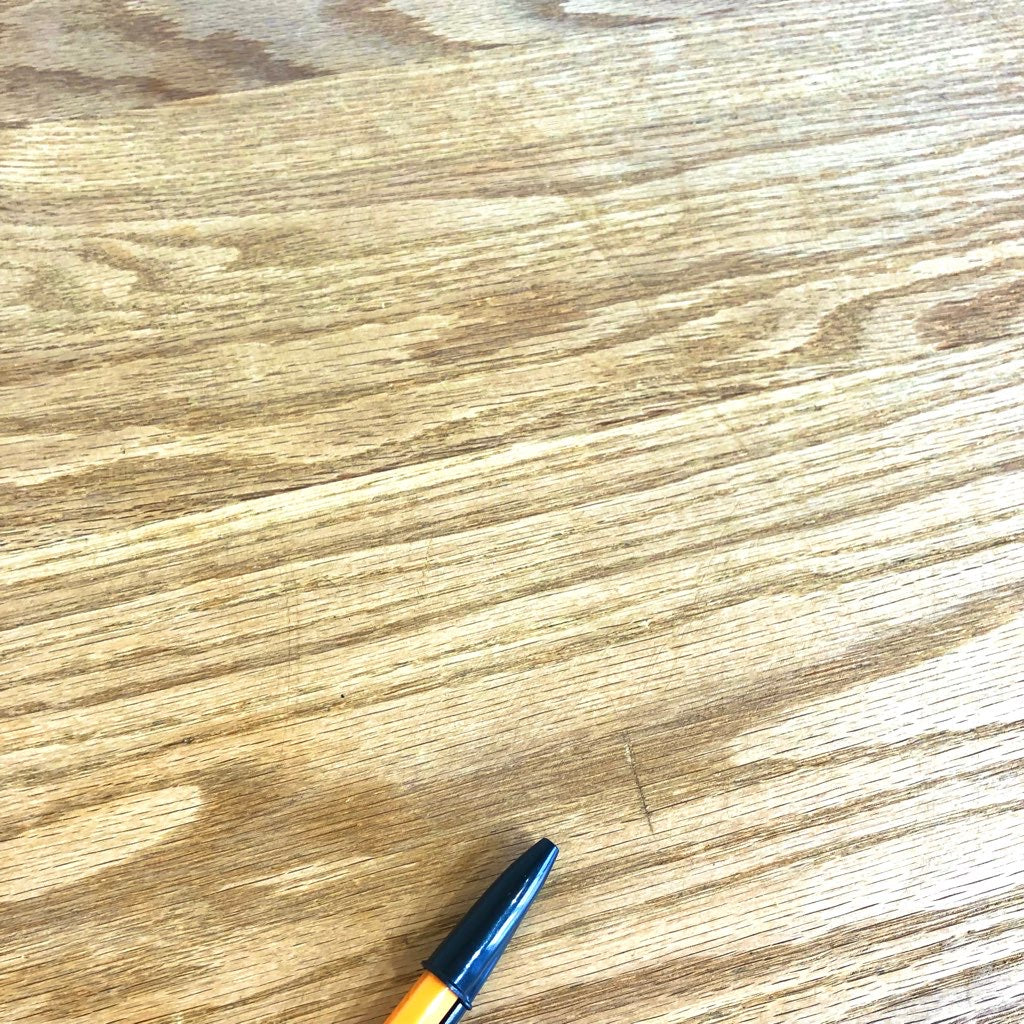 ダイニングテーブル オーク無垢材 鉄脚 中古 幅160cm