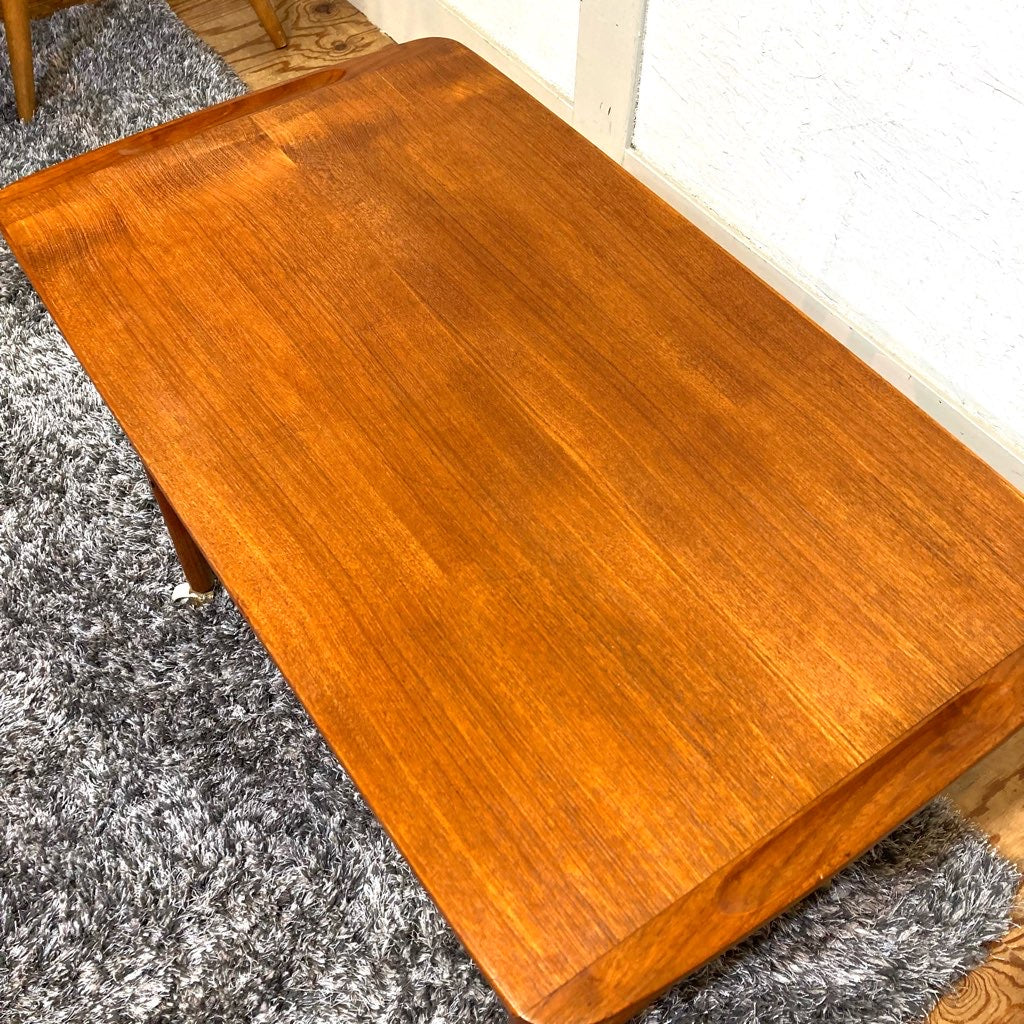 ソーイングテーブル サイドテーブル チーク材 北欧 ヴィンテージ