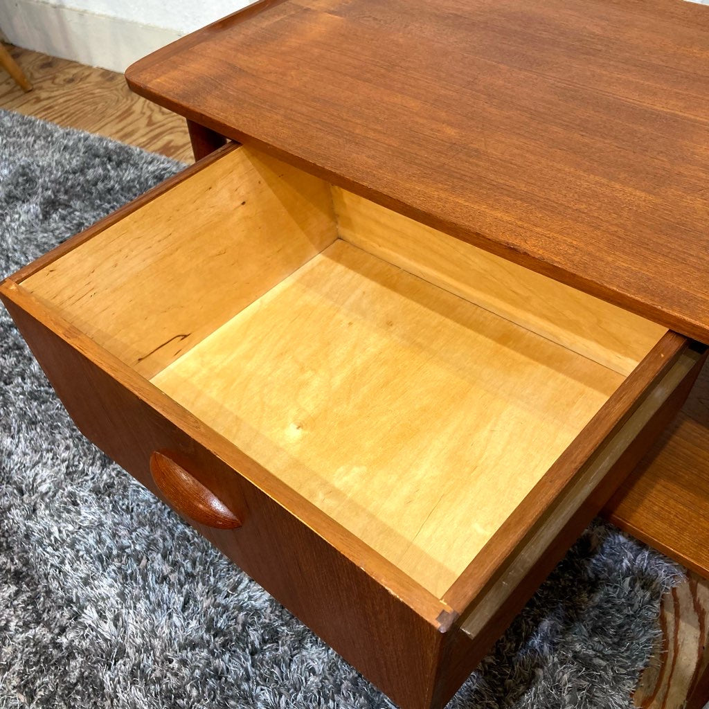 ソーイングテーブル サイドテーブル チーク材 北欧 ヴィンテージ