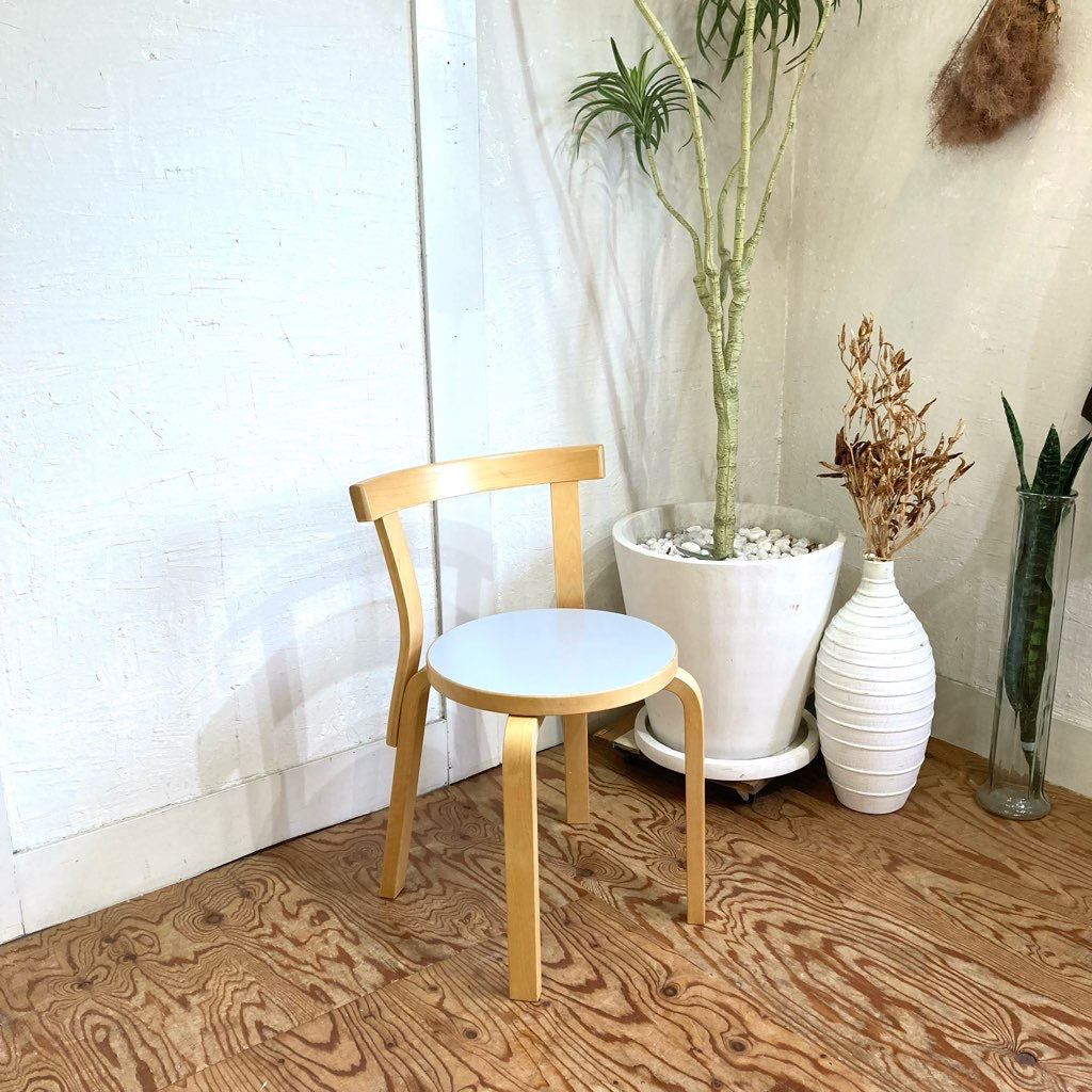 アルテック / artek 68チェア ラミネート バーチ材 アルヴァ・アアルト 中古