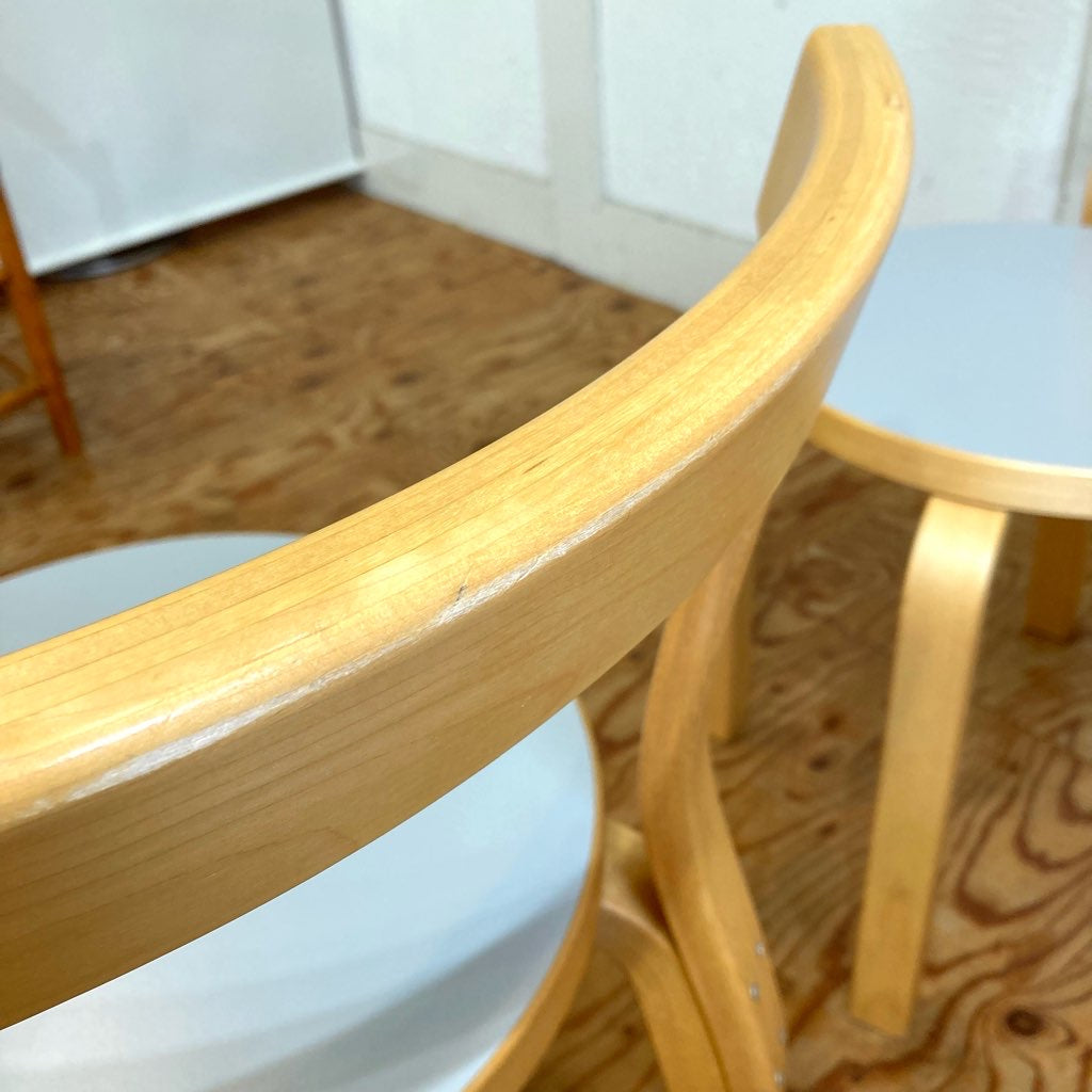 アルテック / artek 68チェア ラミネート バーチ材 アルヴァ・アアルト 中古
