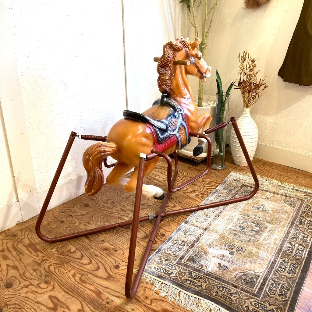 アメリカンヴィンテージ ロッキングホース 馬の遊具