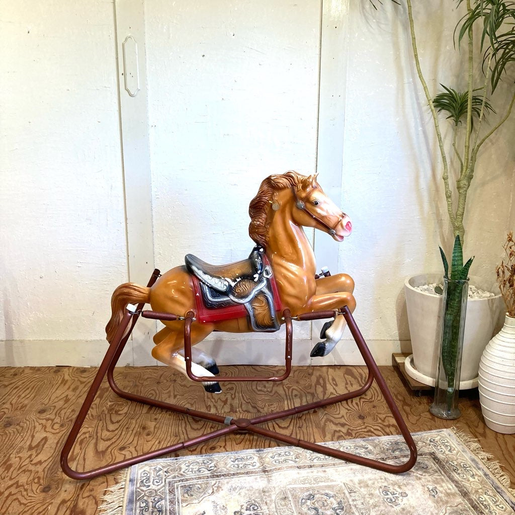 アメリカンヴィンテージ ロッキングホース 馬の遊具