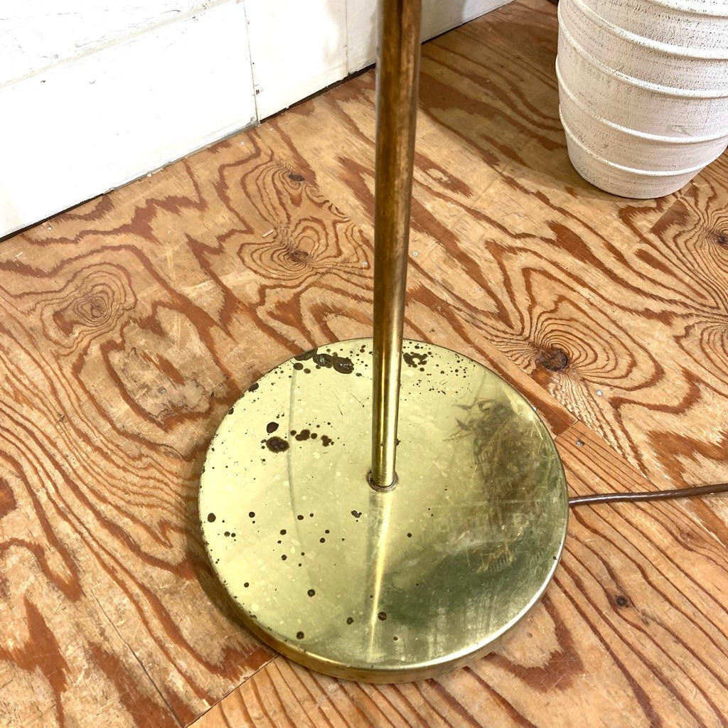 フロアライト ゴールドフレーム 照明 ミッドセンチュリー ヴィンテージ