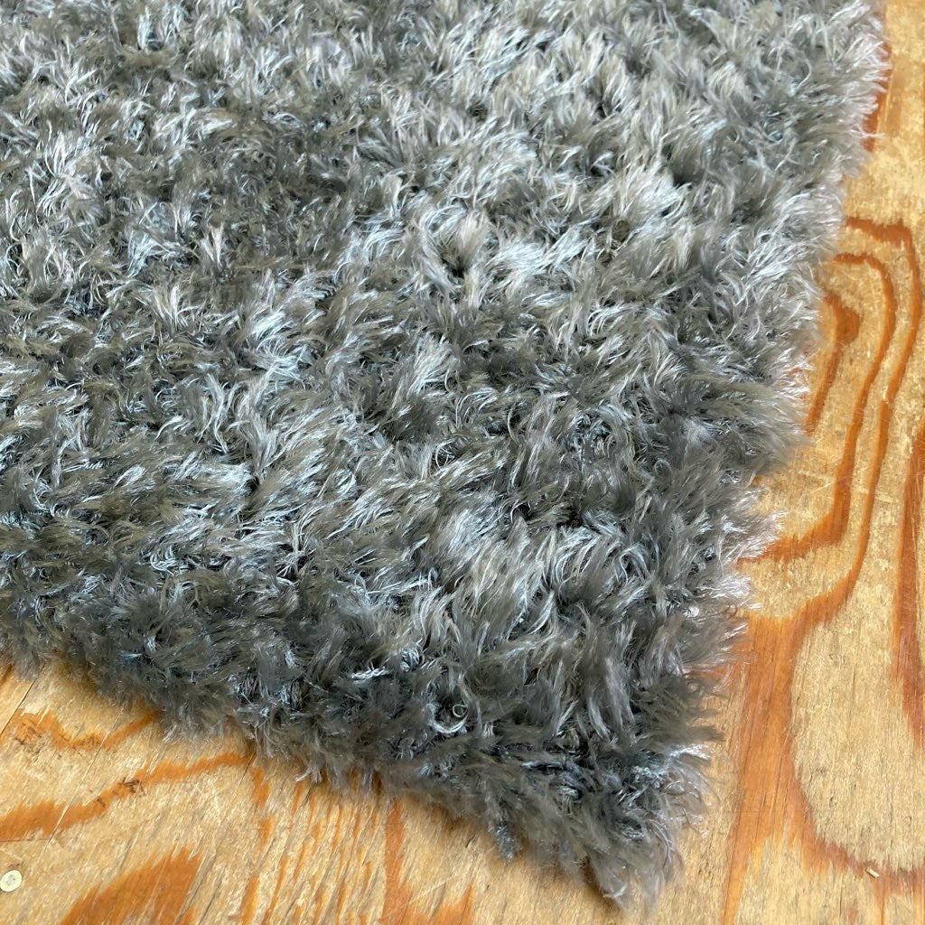 フクラ / HUKLA マルチシャギーラグ ライトグレー 展示品