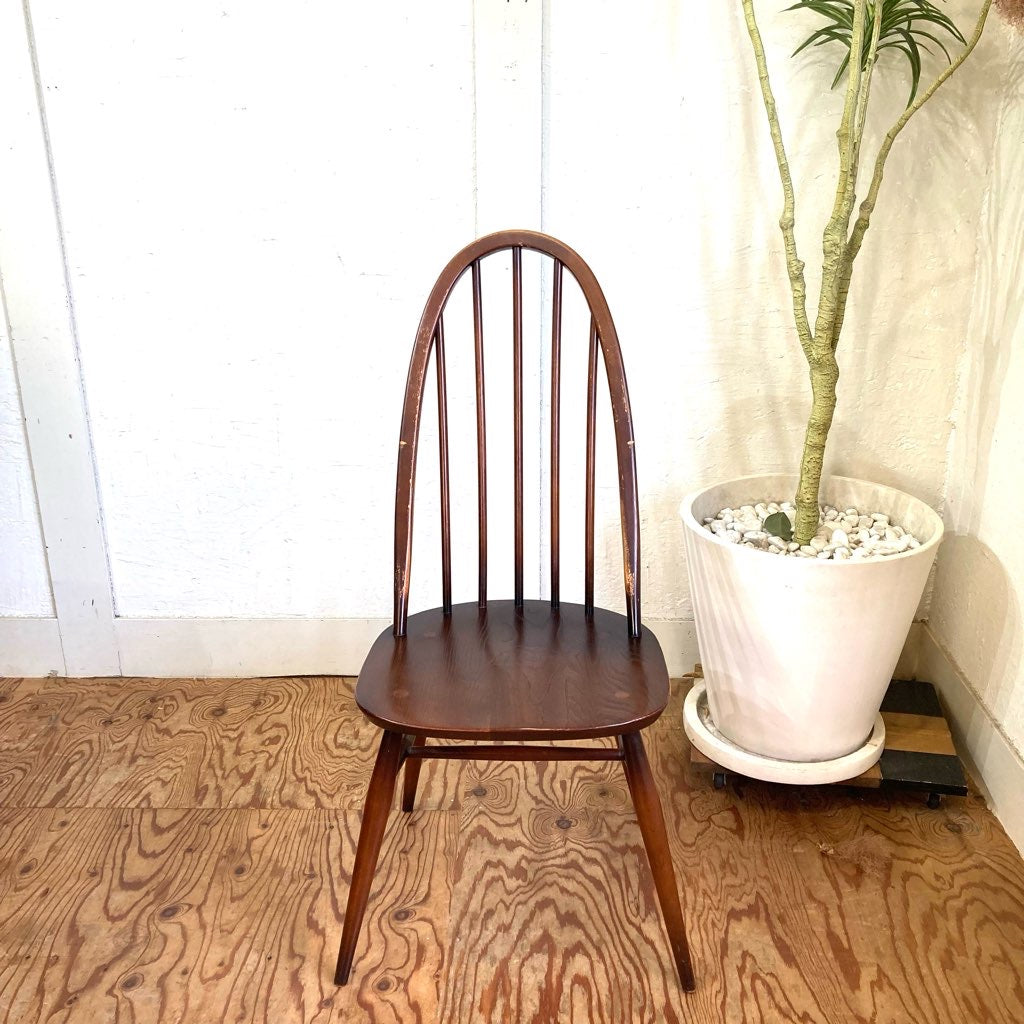 アーコール / ERCOL クエーカーチェア ダイニングチェア ハイバック 