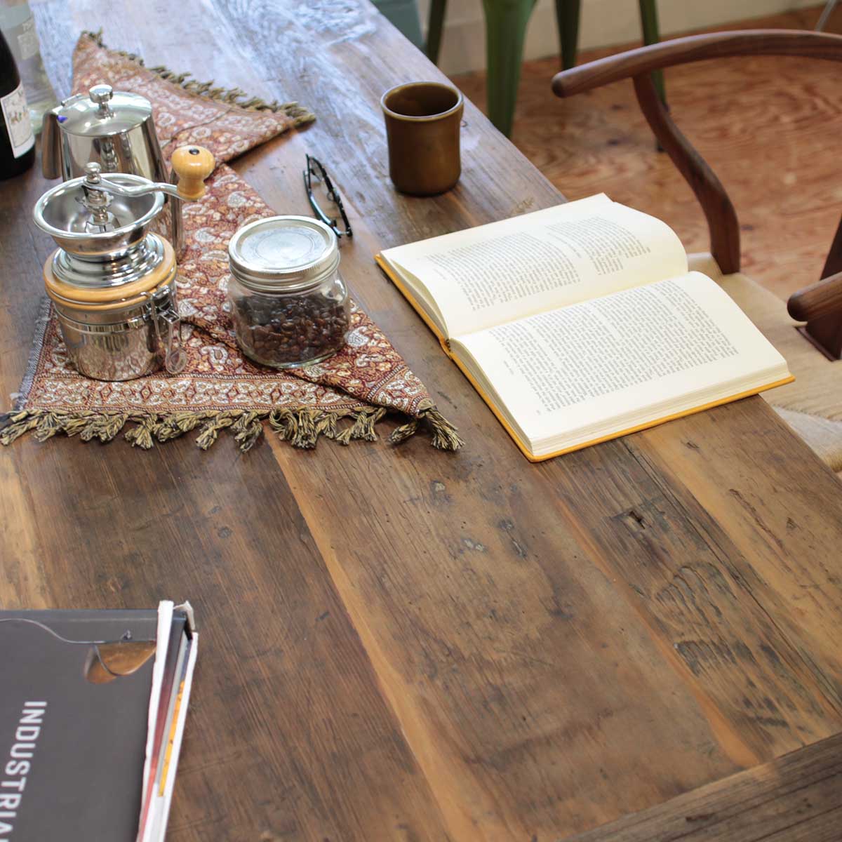 クラッシュゲート / CRASH GATE  ノットアンティーク  / Knot antiques デコ / DECOテーブル ダイニングテーブル 160cm 中古