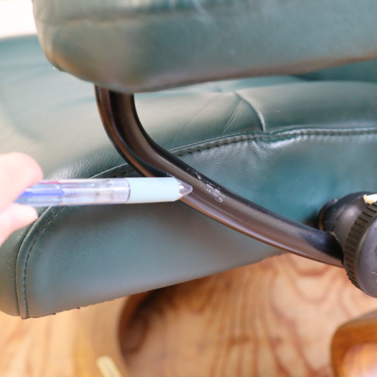 エコーネス / EKORNES ストレスレスチェア & オットマン リクライニングチェア 本革 中古