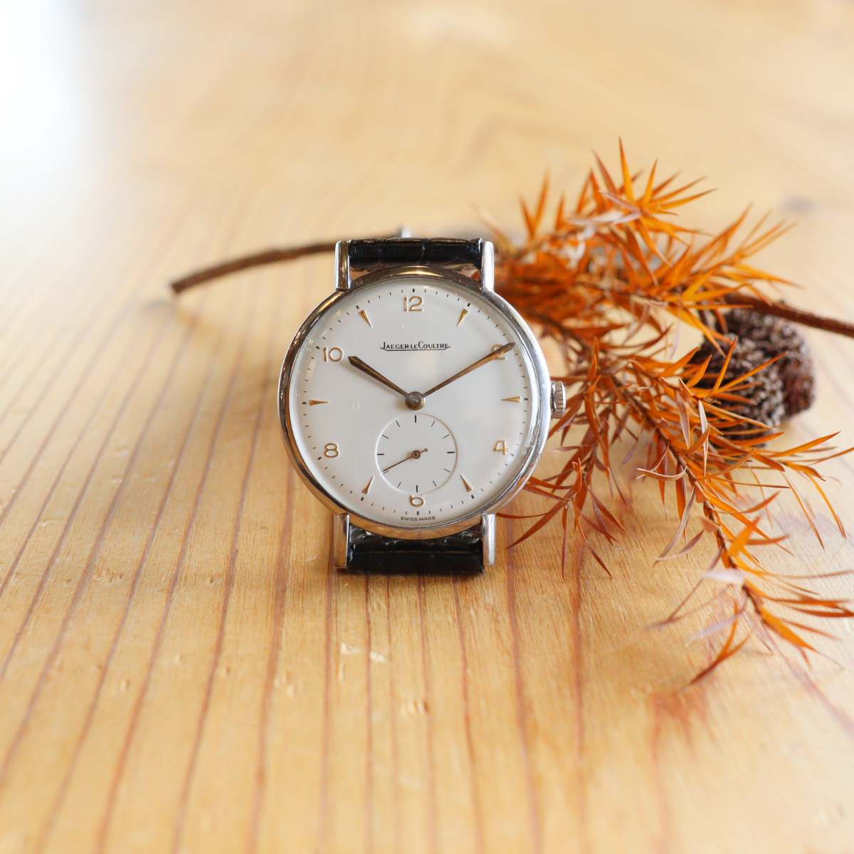 ジャガールクルト / JAEGER LECOULTRE ラウンドモデル 腕時計【40 