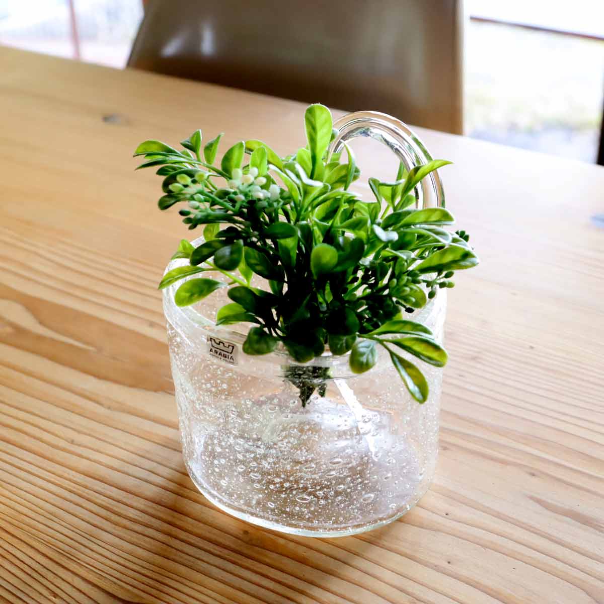 アラビア / ARABIA ヌータヤルヴィ ガラス器 気泡花器 ヴィンテージ