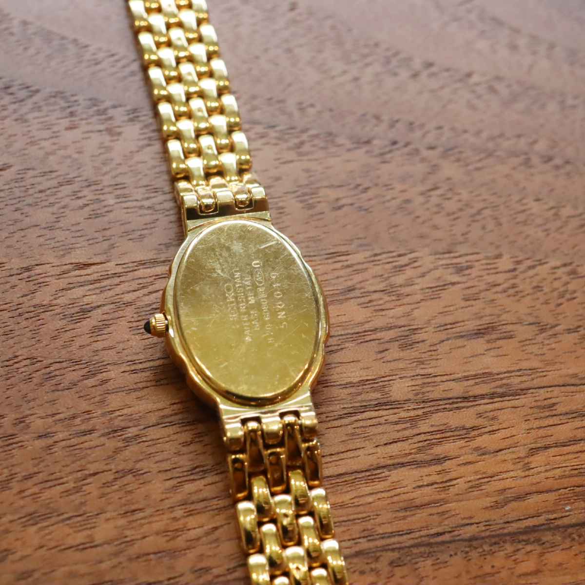 セイコー / SEIKO エクセリーヌ / Exceline 18Pダイヤ 【7】 レディース アンティーク腕時計 中古