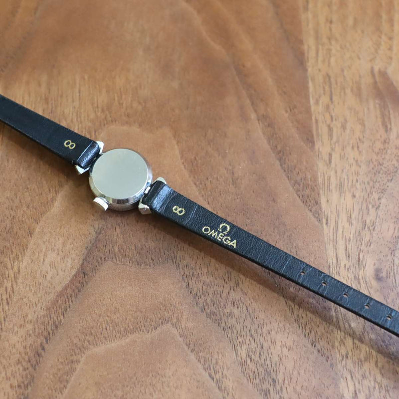 オメガ / OMEGA デビル カットガラス 2Pダイヤ 【6】  レディース アンティーク腕時計 中古