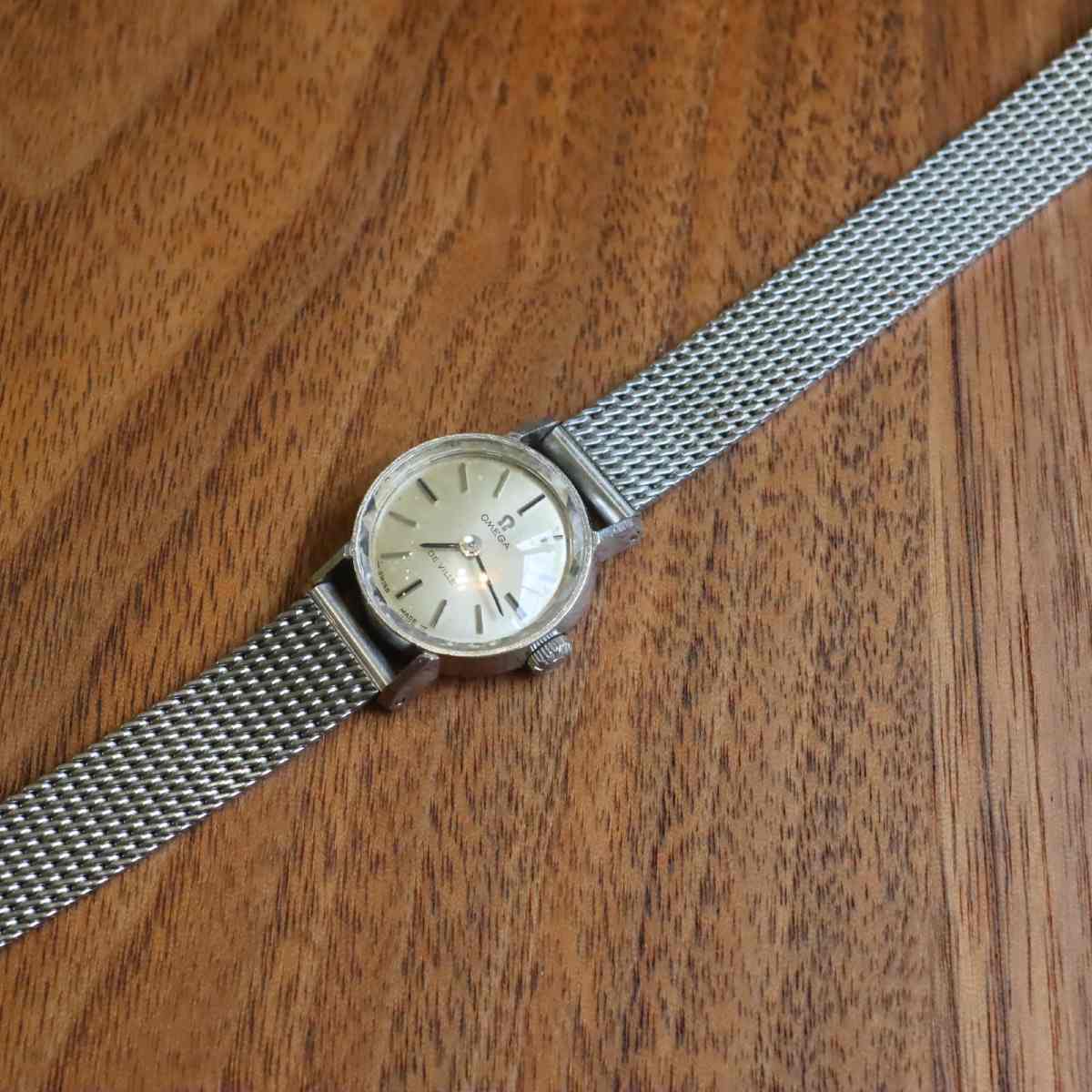 オメガ / OMEGA デビル カットガラス 【4】 レディース アンティーク腕時計 中古