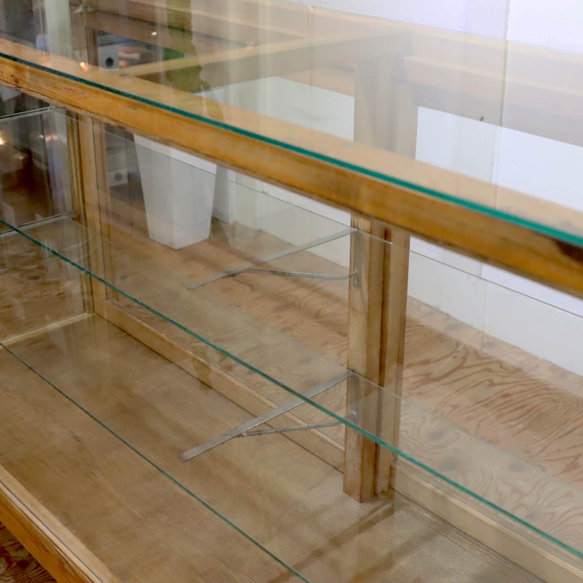 ガラスショーケース パンケース 陳列棚 ディスプレイケース ヴィンテージ