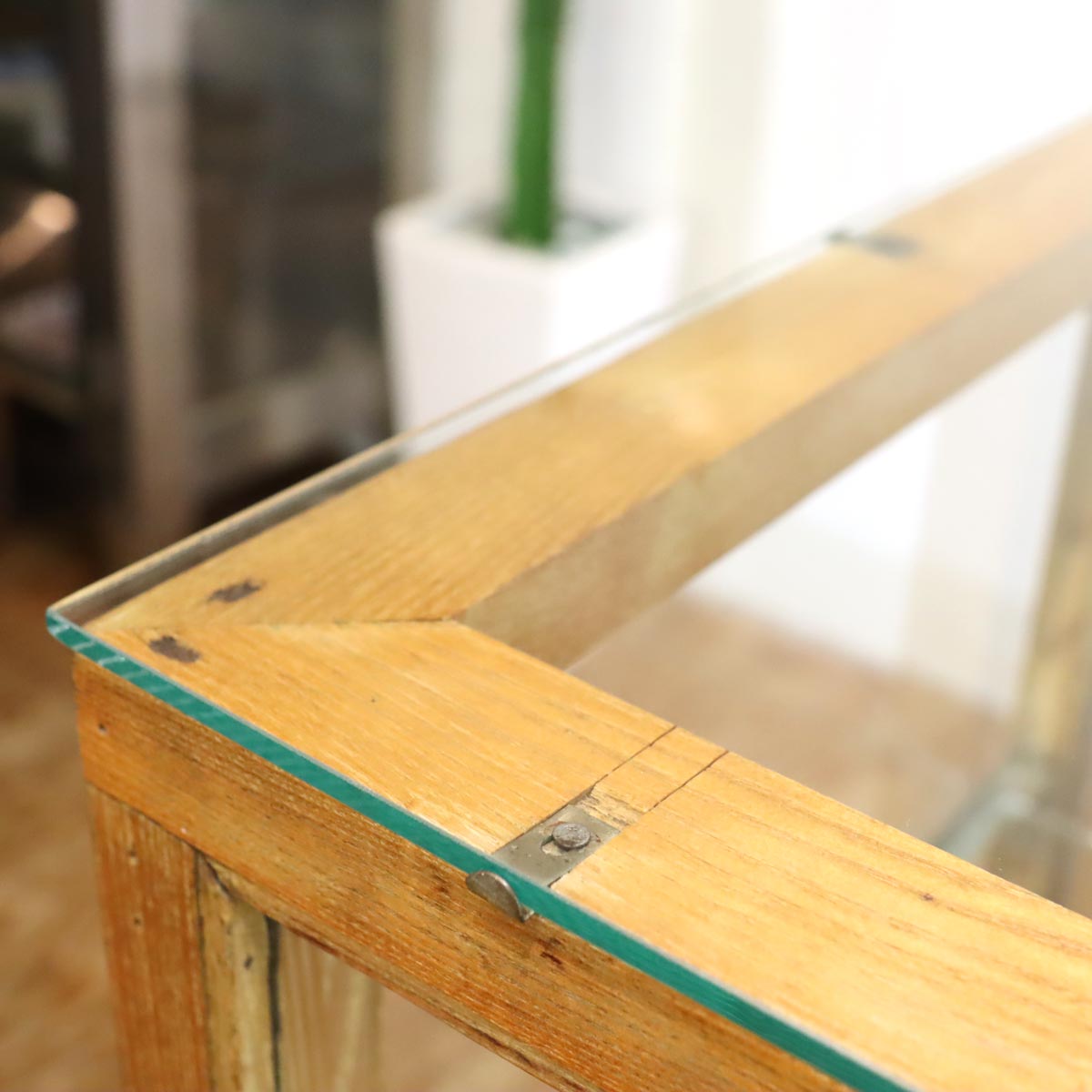 ガラスショーケース パンケース 陳列棚 ディスプレイケース ヴィンテージ