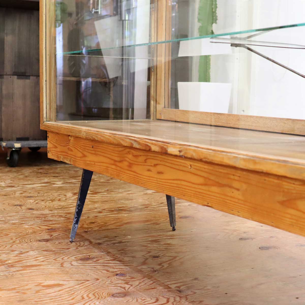 ガラスショーケース パンケース 陳列棚 ディスプレイケース ヴィンテージ