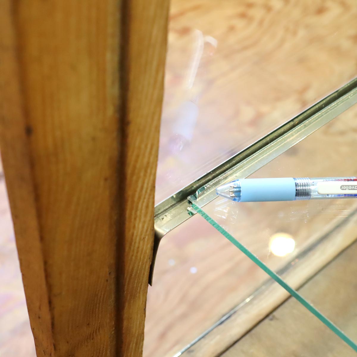 ガラスショーケース パンケース 陳列棚 ディスプレイケース ヴィンテージ