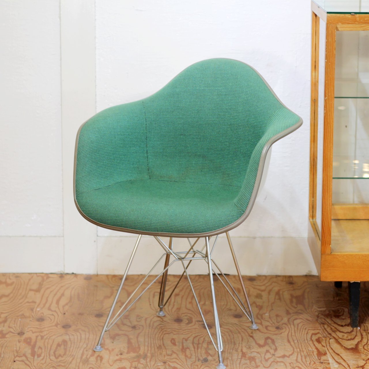 ハーマンミラー/HermanMiller アームシェルチェア グリーン チャールズ&レイ・イームズ