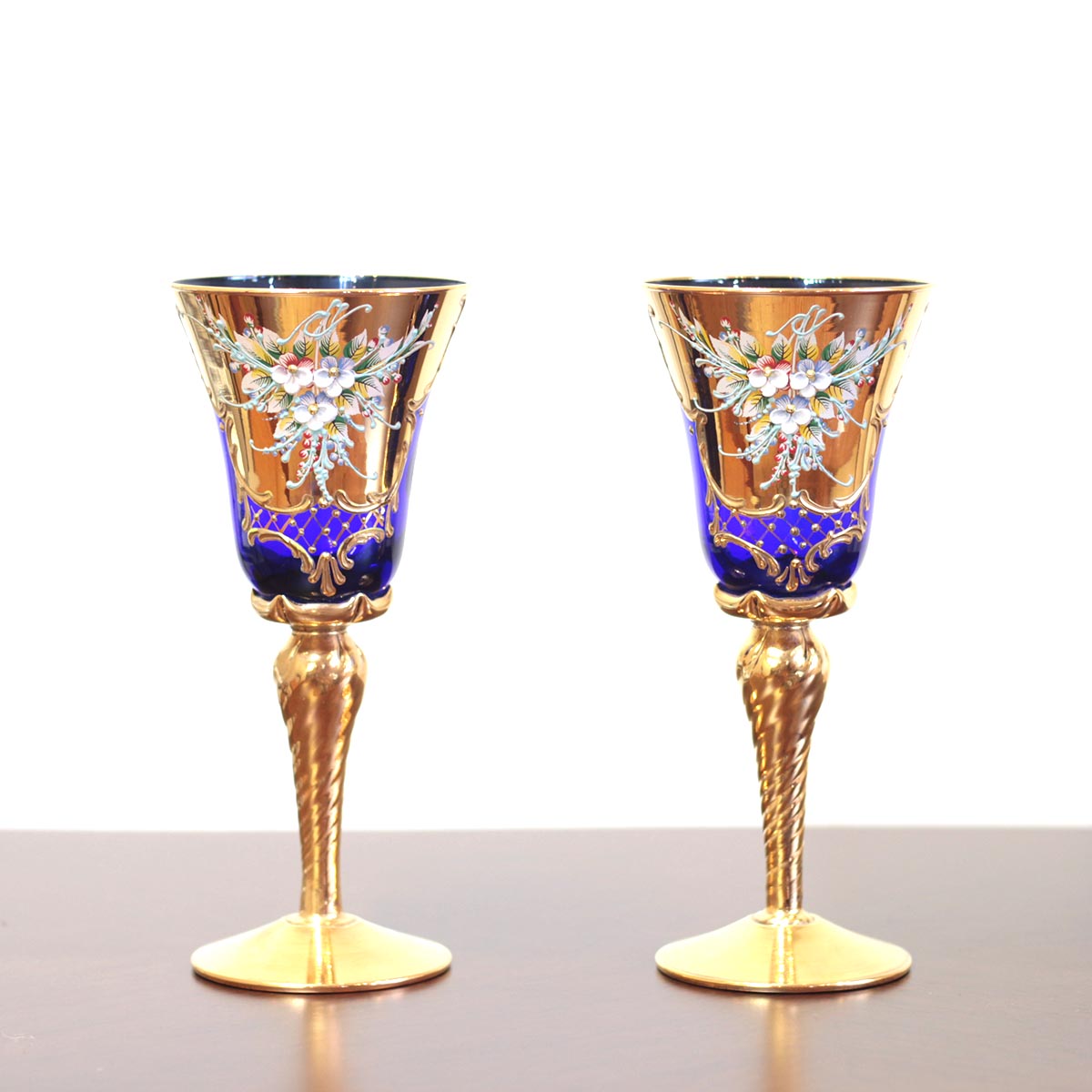 ムラーノ グラス / MURANO GLASS ワイングラス ベネチアングラス イタリア 中古