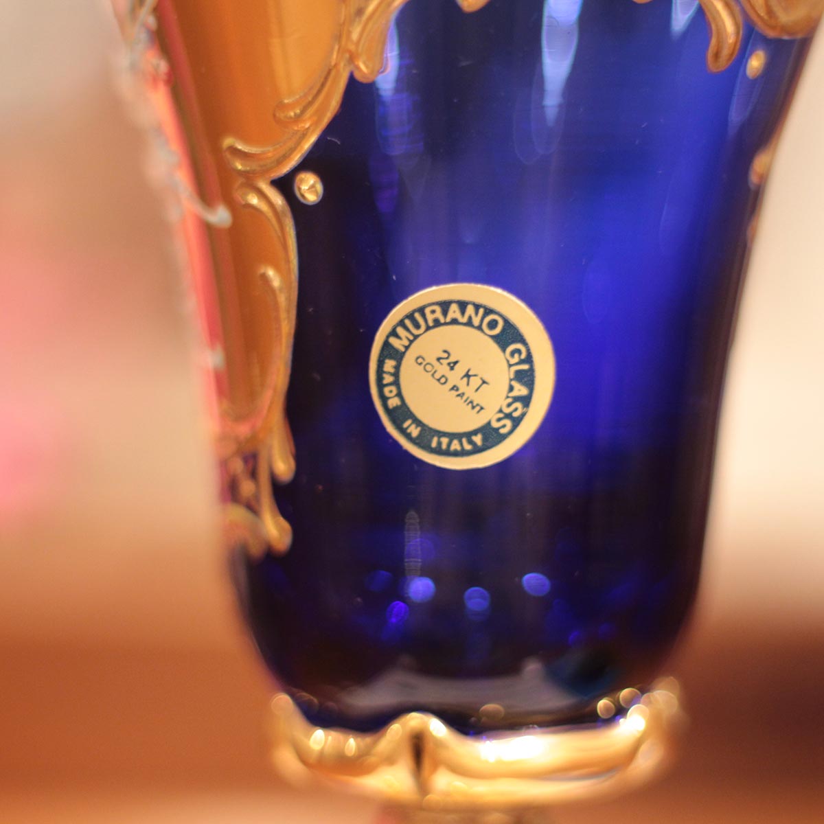 ムラーノ グラス / MURANO GLASS ワイングラス ベネチアングラス イタリア 中古