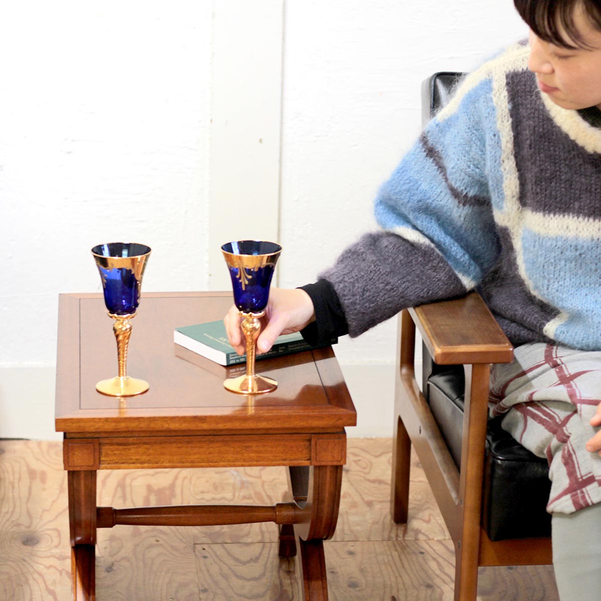 ムラーノ グラス / MURANO GLASS ワイングラス ベネチアングラス イタリア 中古