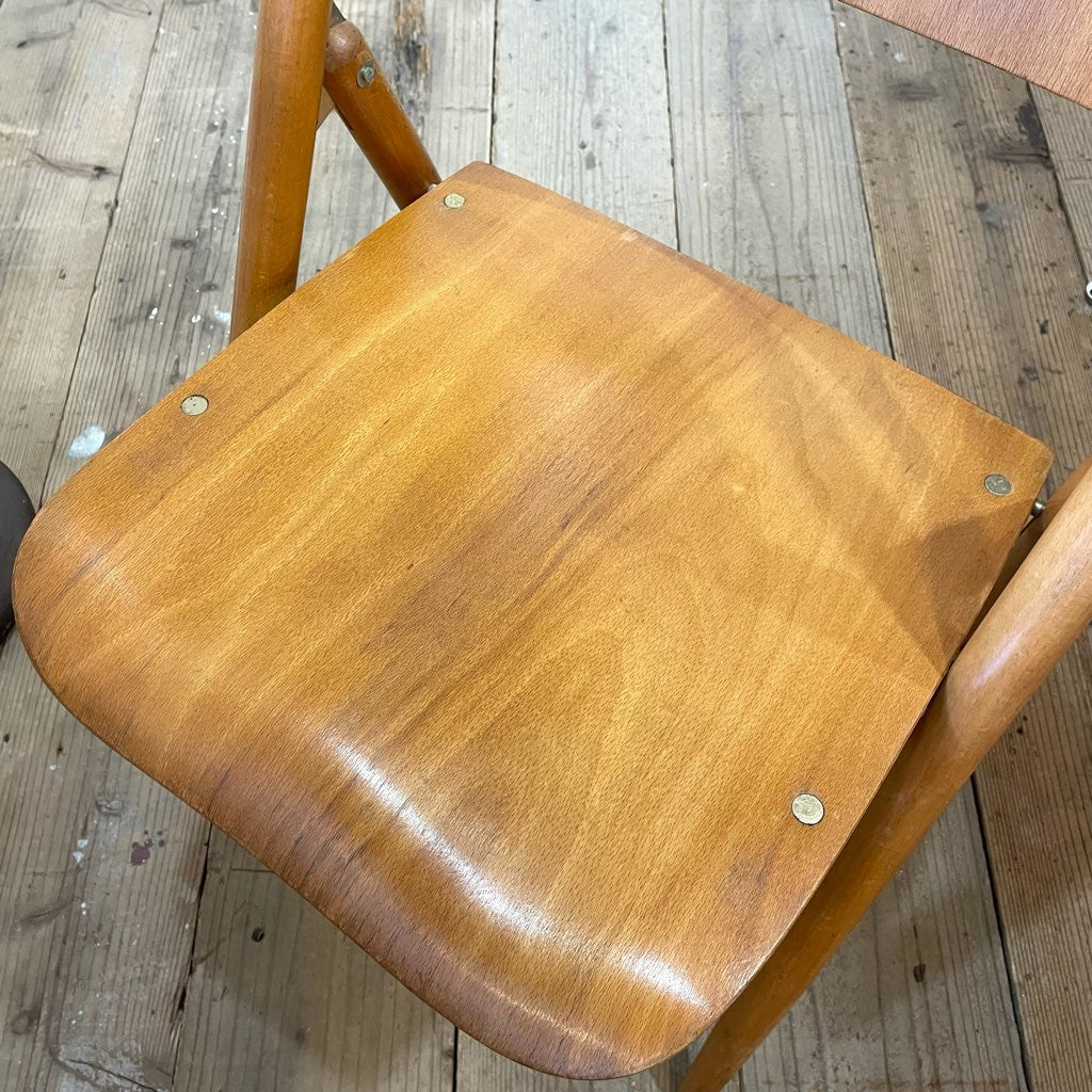 北欧 デンマーク製 ヴィンテージ フォールディングチェア 折りたたみチェア