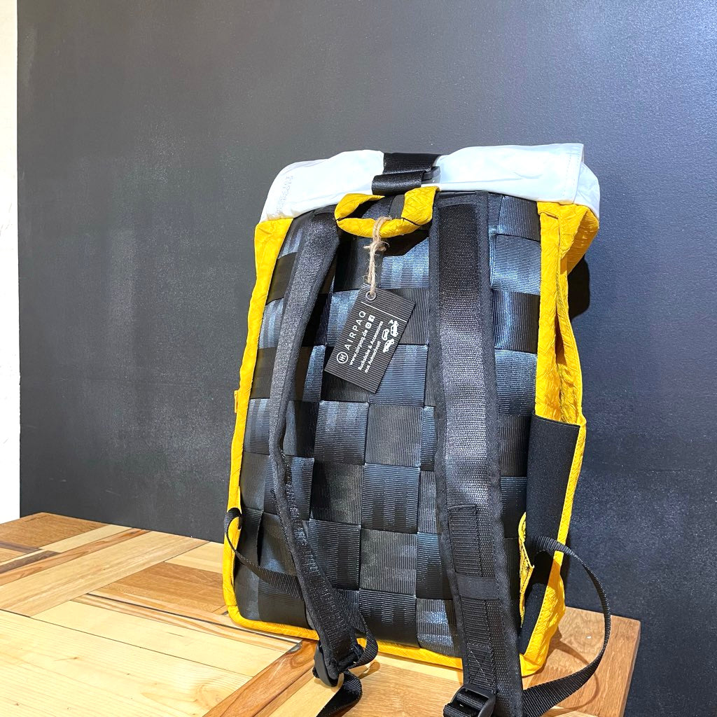 【新品】エアパック / AIR PAQ バックパック イエロー SDGs サスティナブル リュック