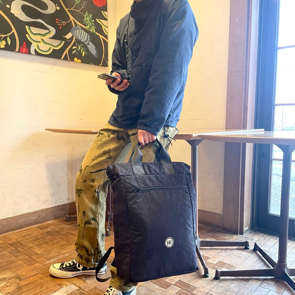 【新品】エアパック / AIR PAQ 2wayトートバッグ ブラック SDGs サスティナブル リュック